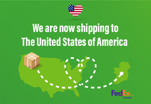 We Are Now Shipping To The U.S.A