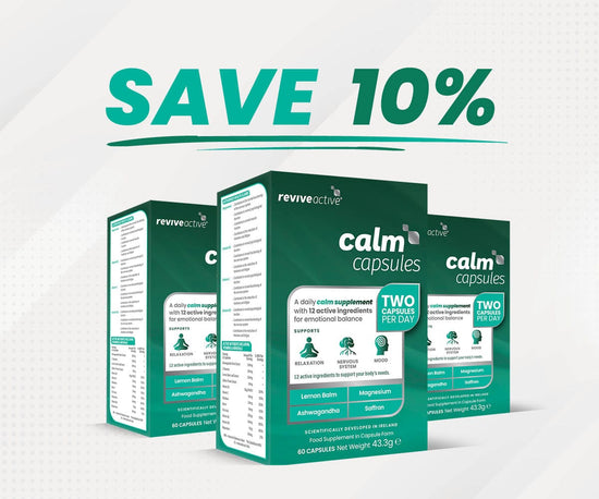 Revive Active Ireland 3 BOXES (180 CAPSULES) Calm Capsules