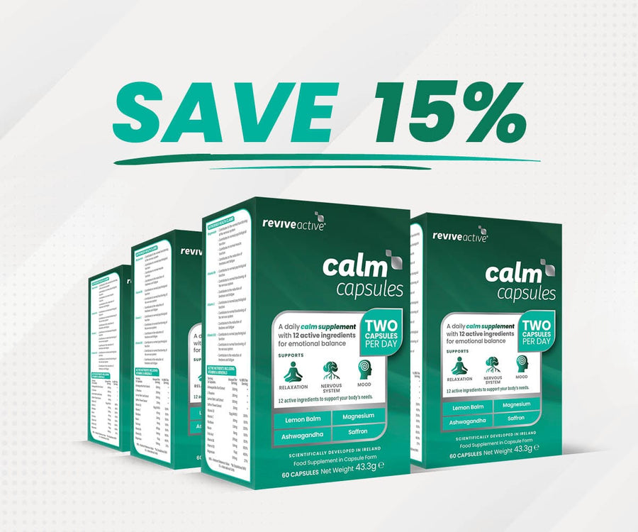 Revive Active Ireland 6 BOXES (360 CAPSULES) Calm Capsules