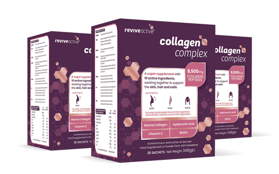 Revive Active Ireland Vitamins & Supplements 3 BOXES (90 SACHETS) Collagen Complex