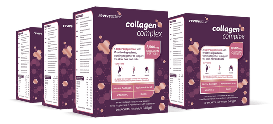 Revive Active Ireland Vitamins & Supplements 6 BOXES (180 SACHETS) Collagen Complex
