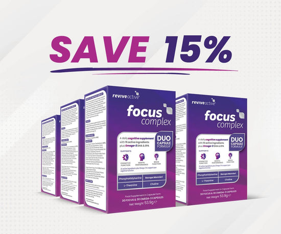Revive Active Ireland 6 BOXES (360 CAPSULES) Focus Complex