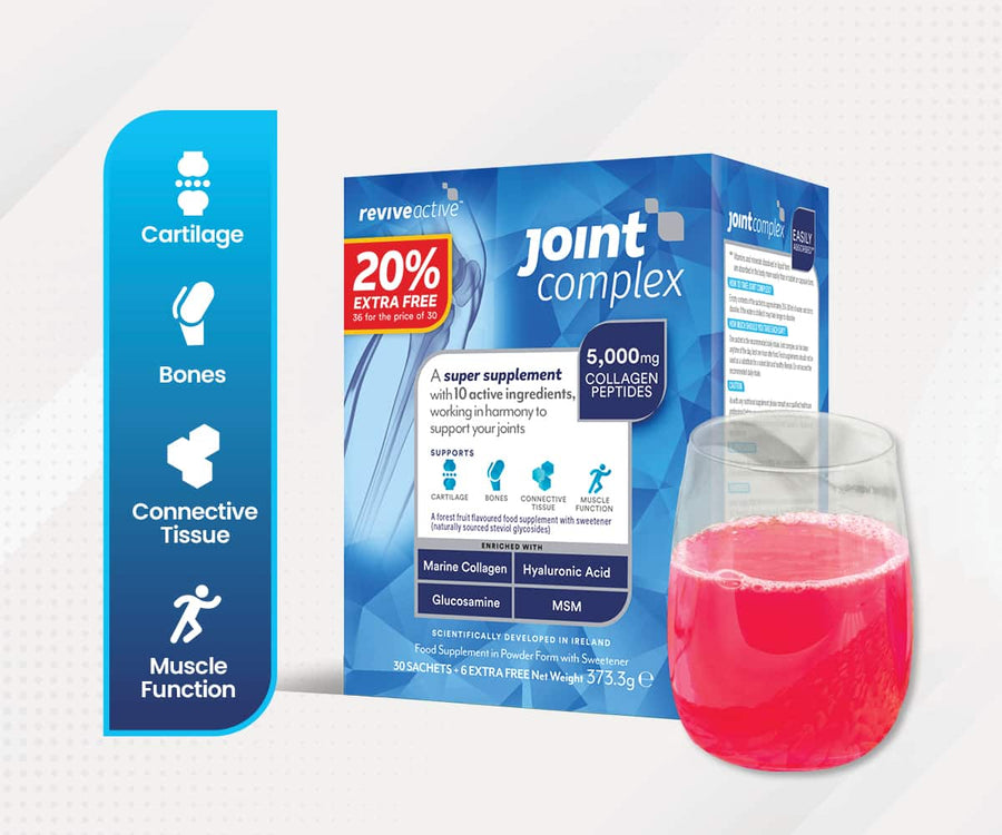Revive Active Vitamins & Supplements 1 BOX (36 SACHETS) Joint Complex 20% Extra Free