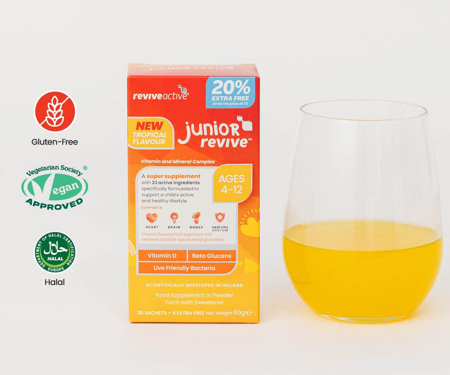 Revive Active Ireland Vitamins & Supplements Junior Revive Tropical Flavour 20% Extra Free