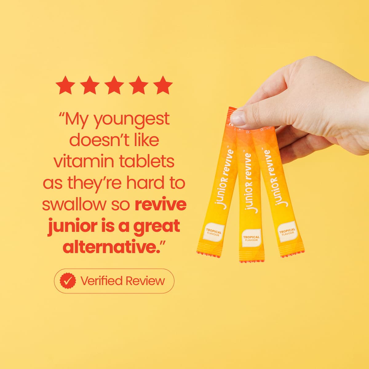 Revive Active Vitamins & Supplements Junior Revive Tropical Flavour