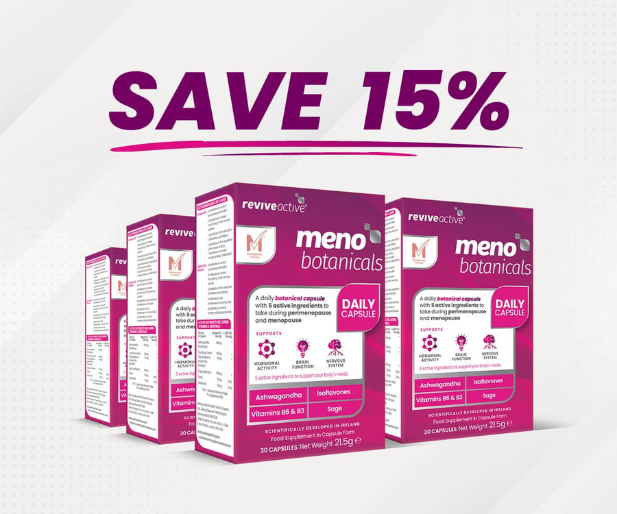 Revive Active Ireland 6 BOXES (180 CAPSULES) Meno Botanicals