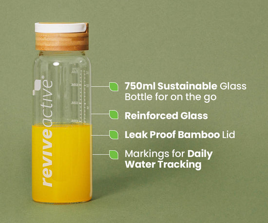 Revive Active Ireland Shaker Premium Glass Bottle