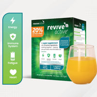 Revive Active Ireland Vitamins & Supplements 1 BOX (36 SACHETS) Revive Active - Orange & Mango Flavour 20% Extra Free