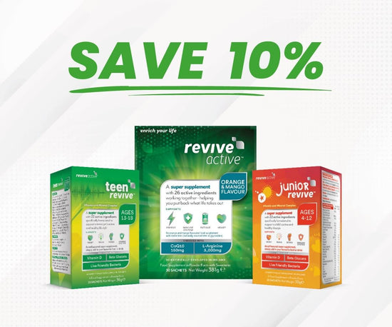 Revive Active Vitamins & Supplements Revive Active + Teen Revive+ Junior Revive: Save 10%