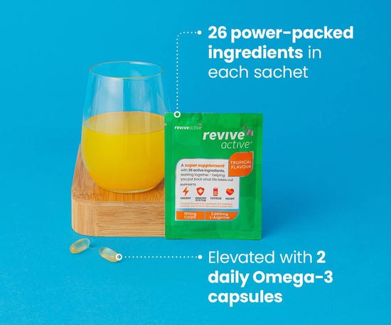 Revive Active Ireland Revive Active - Tropical Flavour + FREE 15 day Trial of Omega Active