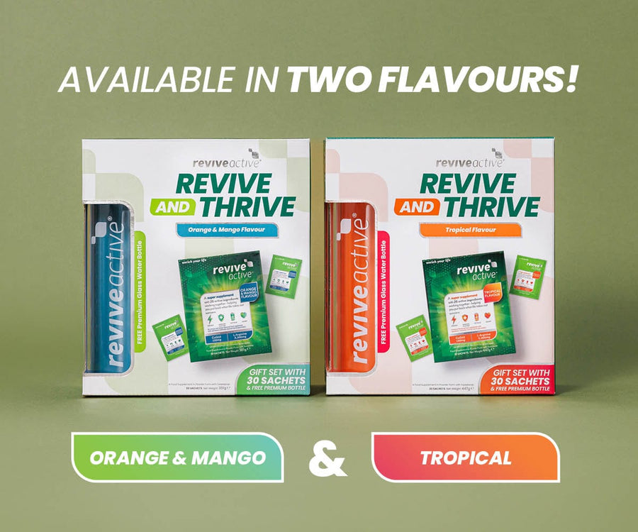 Revive Active Ireland Revive & Thrive Orange and Mango Flavour