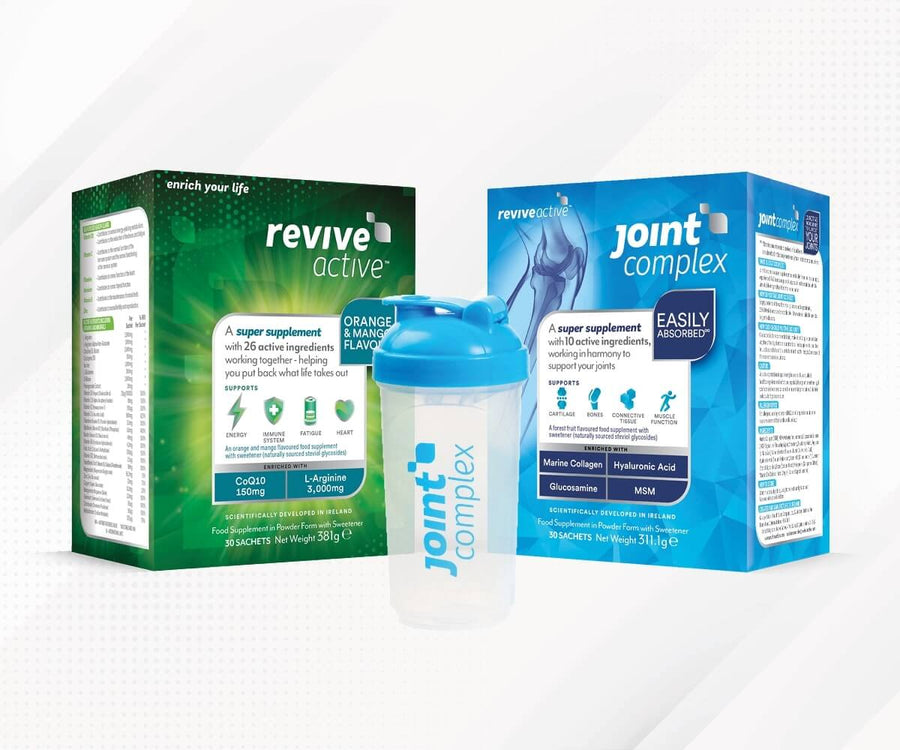 Revive Active Vitamins & Supplements Runner Bundle: Revive Active + Joint Complex + Free Shaker