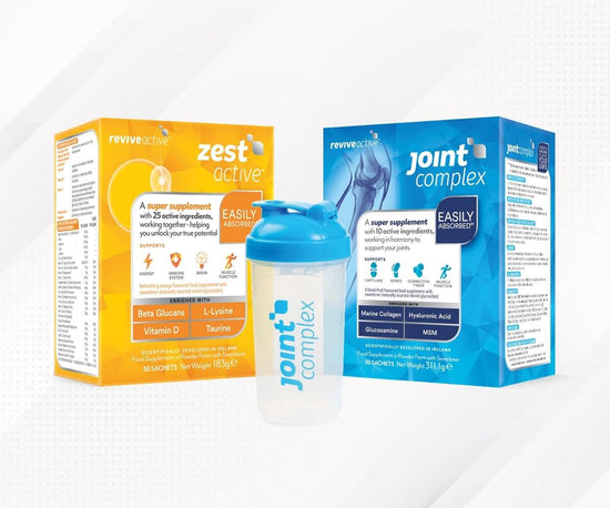 Revive Active Vitamins & Supplements Runner Bundle: Zest Active + Joint Complex + Free Shaker