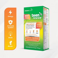 Revive Active Vitamins & Supplements 1 BOX (20 SACHETS) Teen Revive Tropical Flavour