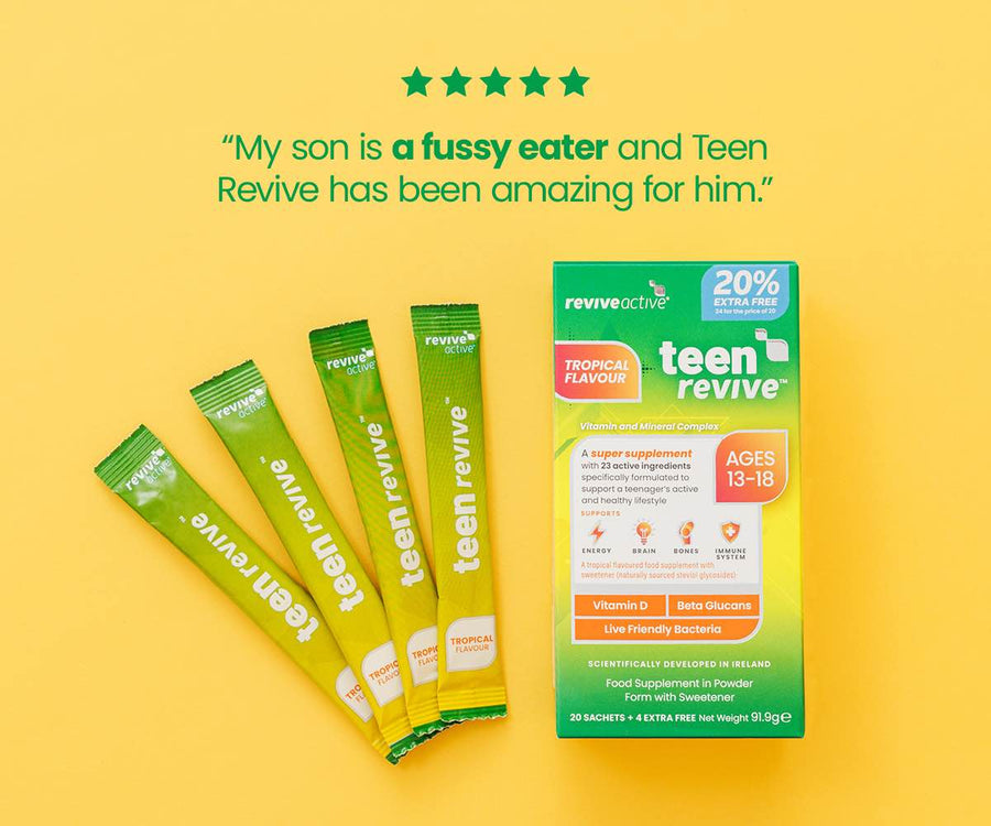 Revive Active Ireland Vitamins & Supplements Teen Revive Tropical Flavour 20% Extra Free