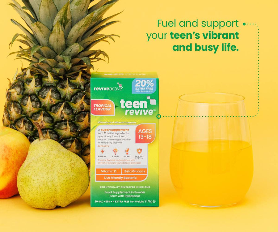 Revive Active Ireland Vitamins & Supplements Teen Revive Tropical Flavour 20% Extra Free