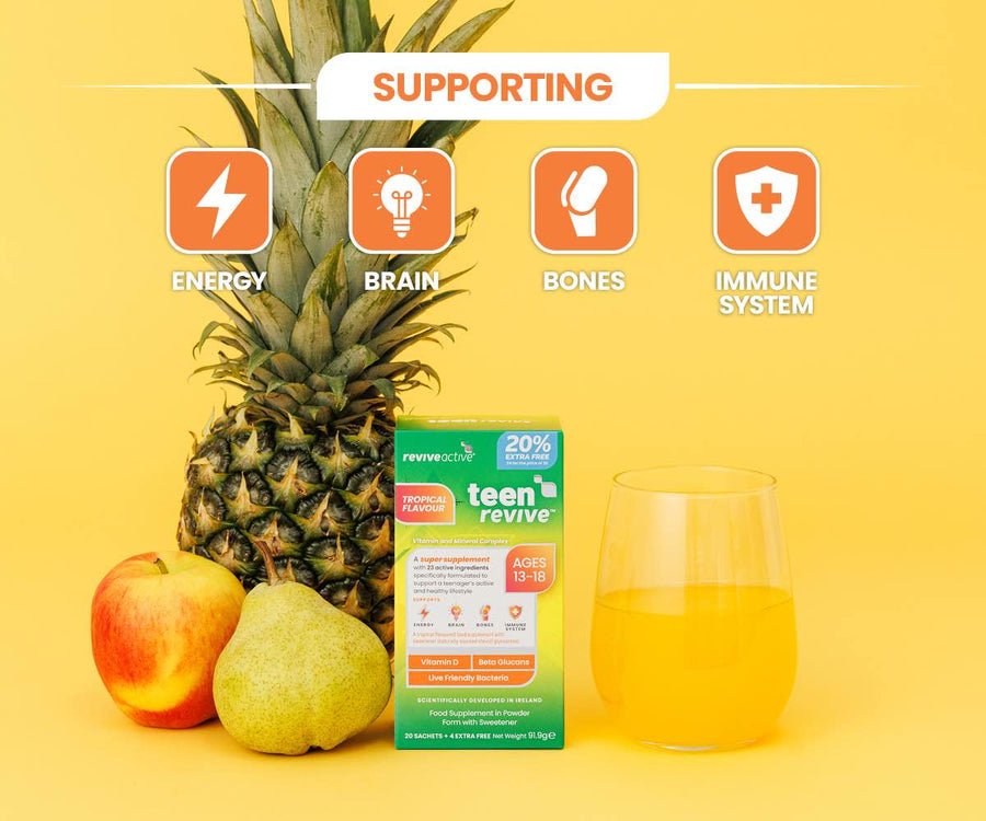 Revive Active Ireland Vitamins & Supplements Teen Revive Tropical Flavour 20% Extra Free