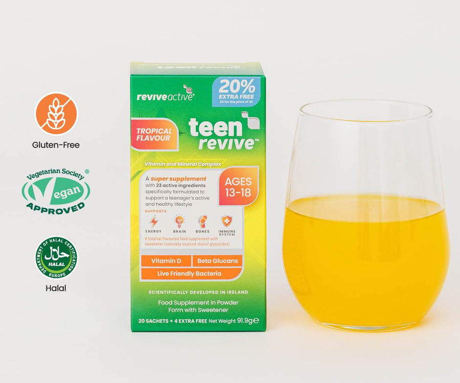 Revive Active Ireland Vitamins & Supplements Teen Revive Tropical Flavour 20% Extra Free