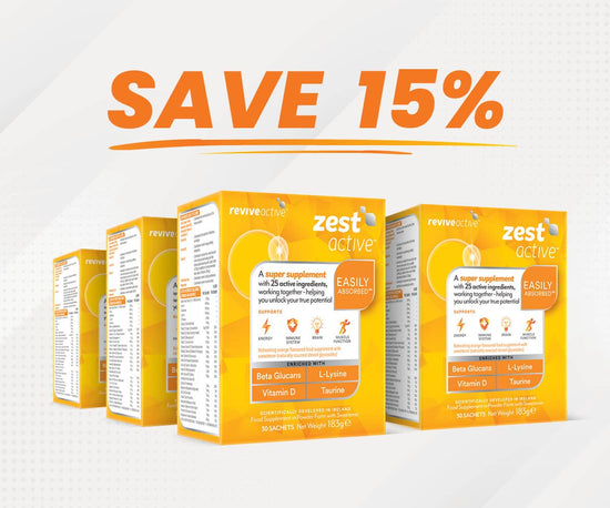 Revive Active Vitamins & Supplements 6 BOXES (180 SACHETS) Zest Active