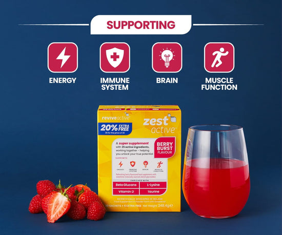 Revive Active Ireland Zest Active Berry Burst 20% Extra Free