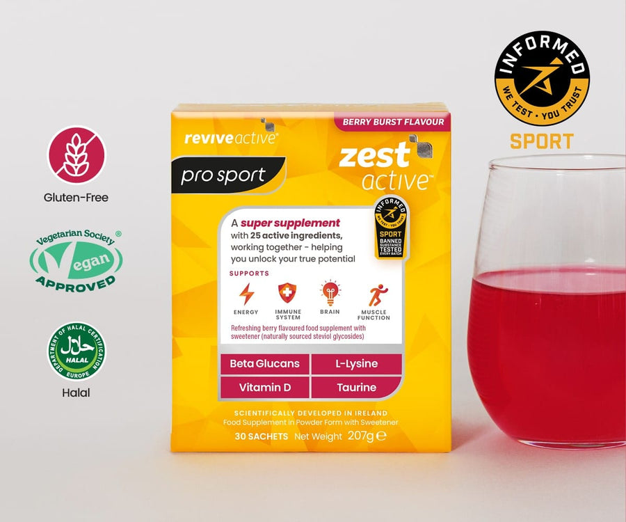 Revive Active Ireland Zest Active Berry Burst Pro Sport Edition