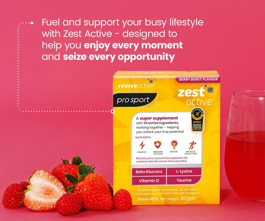 Revive Active Ireland Zest Active Berry Burst Pro Sport Edition