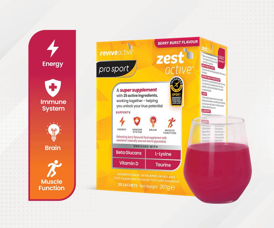 Revive Active Ireland Zest Active Berry Burst Pro Sport Edition