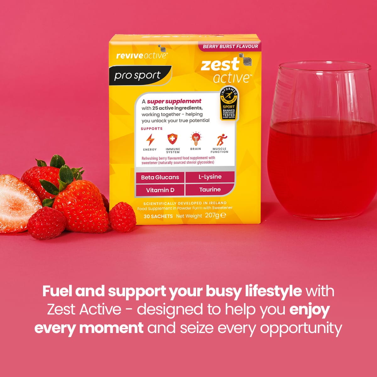 Revive Active UK Zest Active Berry Burst Pro Sport Edition